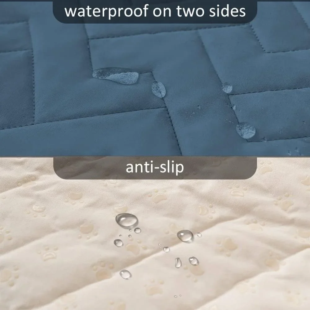Waterproof Dog Bed Cover Couch Cover for Pet Anti-Slip Blanket